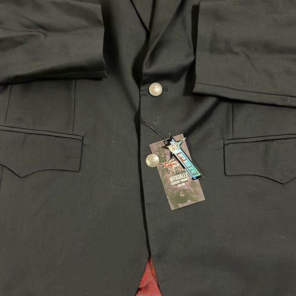 PBR Vintage Western Lined Sport Coat/Suit Jacket - Picture 2 of 9